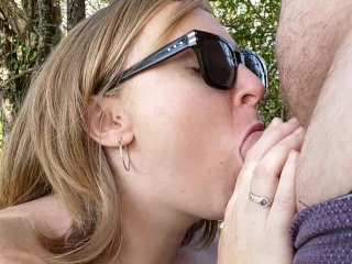 Public Blowjob With Cum Walk In Normandy