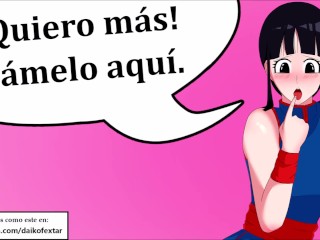 JOI hentai con Chichi (Milk). Ella quiere_mucho semen (2 veces).