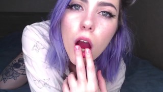 POV Girl Talks Sweetly To You While Masturbating Your Cock