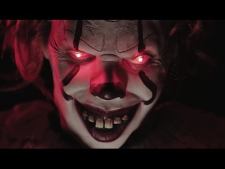 Screen Capture of Video Titled: Horny clown Pennywise fucks and crempies your hot girlfriend Diana Daniels - Halloween Special