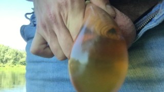 Piss PREPUCE Pissing In A Fucker In Public