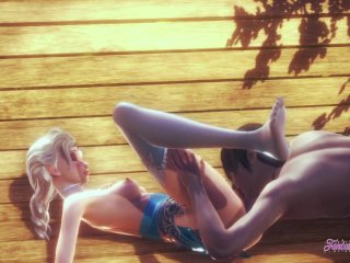 Frozen Hentai - Elsa Cunnilingus