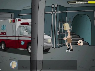 Fuckerman - Threesome in an Ambulance Nurse Anal Dp at Hospital