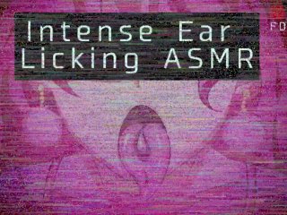 Cute Girl Ear Licking_and Moaning ASMR (VHSNOISE)