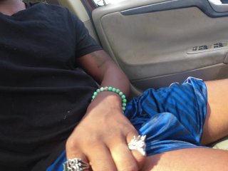 Public Car Jack Off