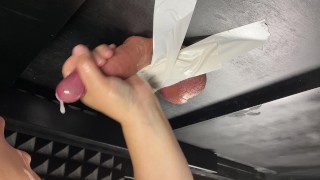 Oiled Duct Taped His Balls And He Cums In My Mouth On The Milking Table 4K