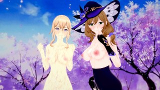 LISA X JEAN Hentai Fuck Festival Genshin Impact