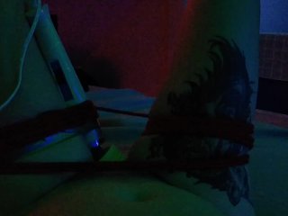 Bound Post Op Trans Girl Tied To Vibrator