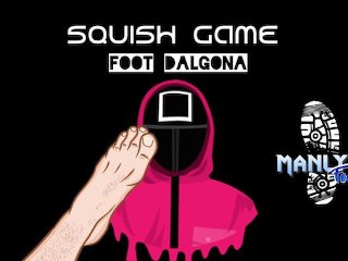 Squish Game - Foot Dalgona Candy - Squid Game Parody - Will I Pass To The Next Level?