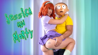 rick & morty – ‘morty finally get’s to give jessica his pickle! and glaze her face!’