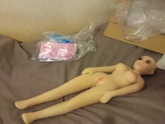 Unboxing Asian Mini Sex Doll - Nicole 80cm