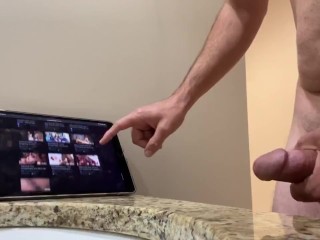 watching rough porn while_mom is in the_next room nice cumshot