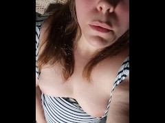Horny Girl Dildo Blowjob Wet Fat Pussy Cumming Vibrator 