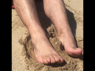 Day At The Beach With Mr Manlyfoot