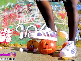 Feet Girl With Nylons Crushing Nylon Adidas Superstar Clear Transparent Girl Crush Foot Feet Sweaty