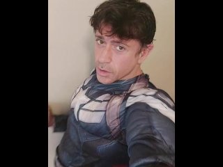 Maolo's Dirty Cumshow In Captain America Cosplay!