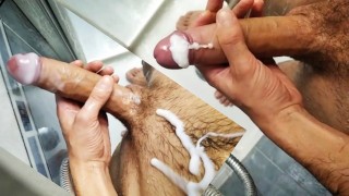 Shower Cream Baths Cock And Squirting On Feet Jerking Big Cock In Shower Cream Baths Cock And Squirting On Feet