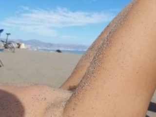 Unusual PEE_at NUDIST BEACH N2 # Enjoy with me a_new PUBLIC Nudist Beach
