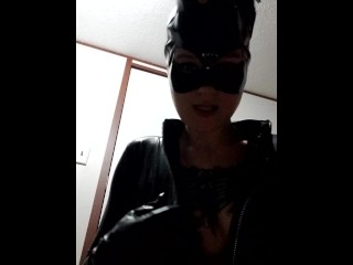 CatWoman humiliates,detains and spits. TEASER CLIP.