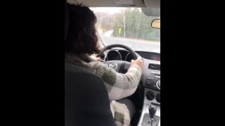 FLASHING FEMALE UBER DRIVER (LOL)