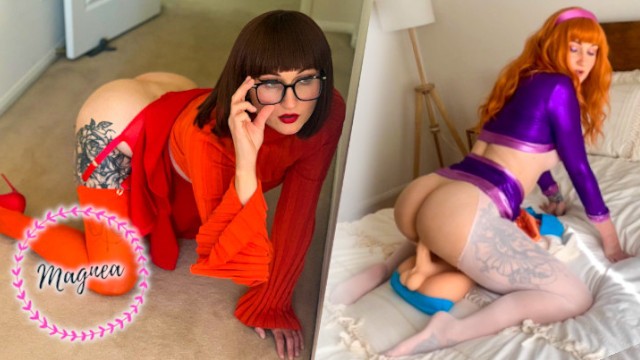Velma Spies on Daphne Fucking Fred - Pornhub.com
