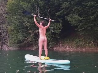I Took Off My Clothes to "shock n Disturb" Fishermen and Border Guards onA Mountain BorderLake