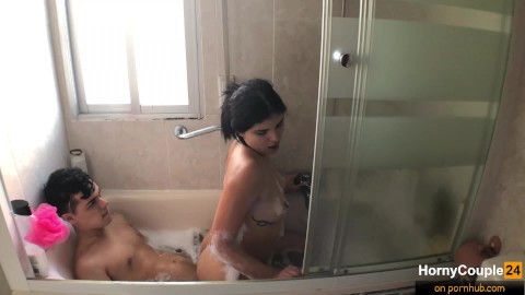 Erotic video shower humping