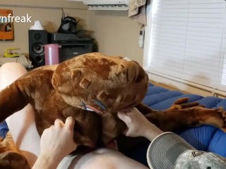 Huge Stuffed Animals Sex - Mega Huge Tits Plush Sex Doll Gives Him The Fuck Of His Life. Titty Fuck  Ending With Nice_Cumshot. TrophyPorn Video on TrophyPorn.com