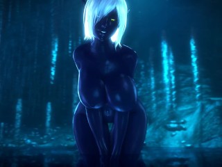 Dark elf Queen Nualia- huge boobs_(noname55)