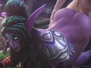 Tyrande_Whisperwind big_ass fuck - Warcraft (Fpsblyck)