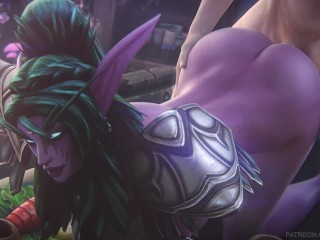 Tyrande Whisperwind_big ass fuck - Warcraft (Fpsblyck)