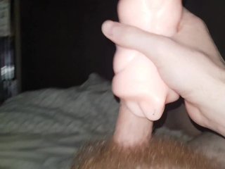 Intense Orgasm / Fleshlight Masturbation / Hot Fit Lad 18 / Uncut Penis Leaking Cum