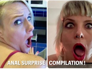 Screen Capture of Video Titled: Milf Anal Surprise Compilation with Cumshots
