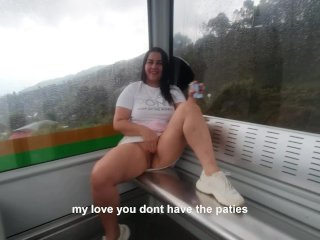 They Catch Me Fucking In The Cable Car Of Medellin Colombia Kathalina7777 Exhibitionist Forever