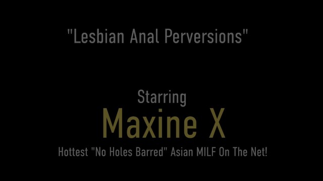 Lesbian Anal! Hot Asian Maxine X Butt Plugs Janessa Jordan!