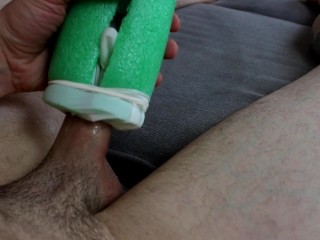 Rubber Glove Fleshlight - Homemade Pocket Pussy Without Latex Glove TrophyPorn Videos on  TrophyPorn.com