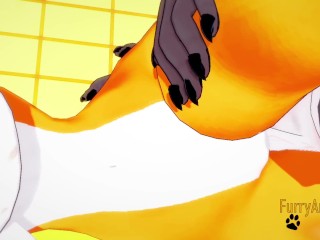 Digimon Hentai - Taomon & Grey_Fox Hard Sex