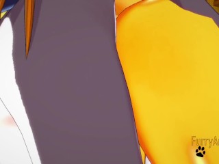 Digimon Hentai - Taomon & Grey Fox Hard_Sex
