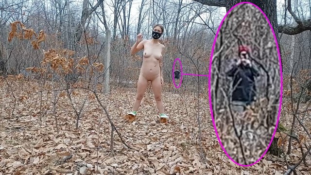 Fille Exhibitionniste Surprise Pendant Un Exercice Nu Dans Le Parc Pornhub Com