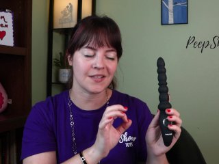 Toy Review - Evolved Magic Stick Beaded Vibrator with 3 Motors Butt Plug Sex Toy, From PeepshowToys