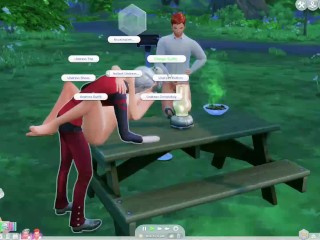 Crumplebottom Lets Play #3 - Pregnant Agnes Fucking_Multiple Neighbors in Public & Private - SIMS 4