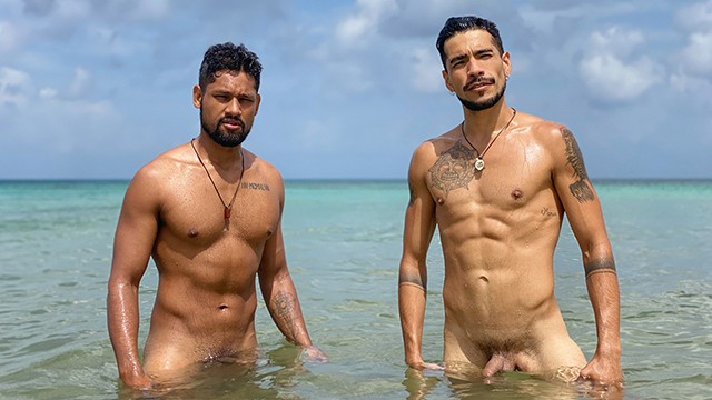 640px x 360px - Latin Leche - Sexy Latin Hunks Find a Secluded Spot by the Beach to get  Naked and Naughty - Pornhub.com