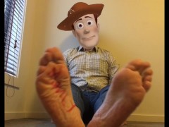 You got a fuck friend in me - Sexy cowboy feet to give you a hard Woody! - MANLYFOOT