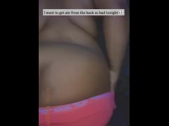 Thick Ass Ebony Twerking On Leaked Snapchat 
