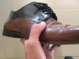 Shoe Sniffing Pov - Italian Leather Dress Shoes Smell So Good Deep Breathing - Manlyfoot 👞 👃