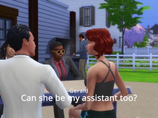 Mega Sims- Wife cheats on husband with hisCo-Workers at his home(Sims 4)