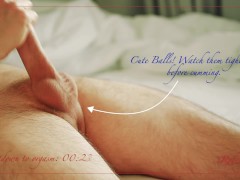 Cute Balls! Watch them tighten up before cumming. #aftercare