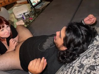 Pervy Stepson Gets Squirted on by BBW_Stepmom After Face_Sitting Session