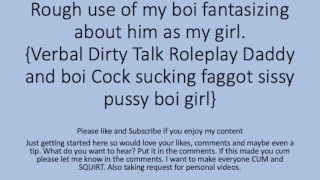 Roleplay Fantasy Verbal Dirty Talk Daddy Uses His Step Son Rough Like A Girl