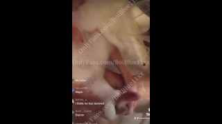 Tiktok Live Hung Boys Boiblue11Xx LIVE Hot Guy Showing His Dick Cumming On Tiktok